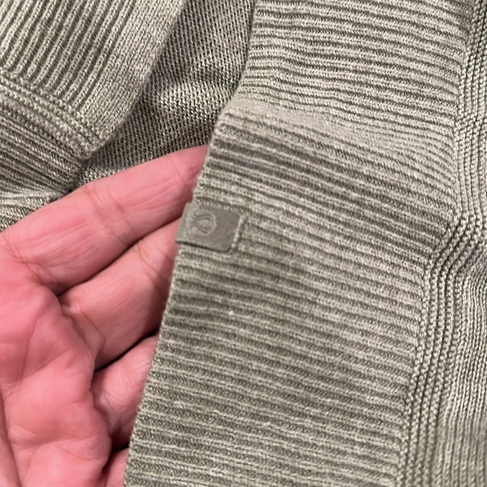 Lululemon Cashlu Knit Wrap Cardigan in Heathered Rosemary Green SzXS/S - Picture 7 of 8